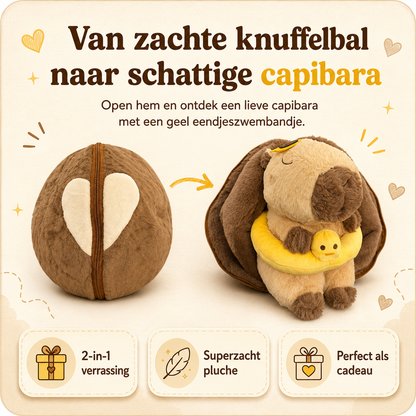 Capibara Ademend Knuffeltje